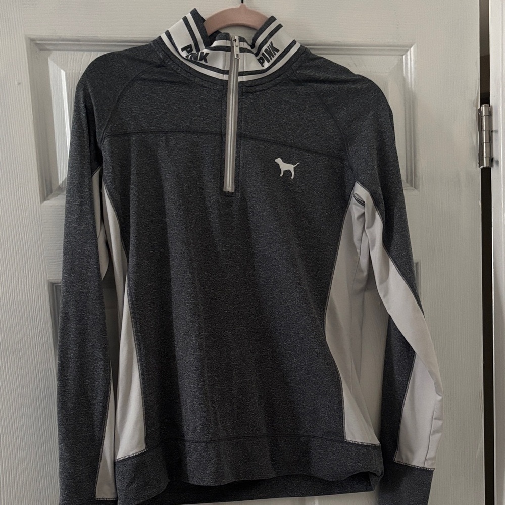 PINK Victoria's Secret Womans defined  Zip-Up Sweater
